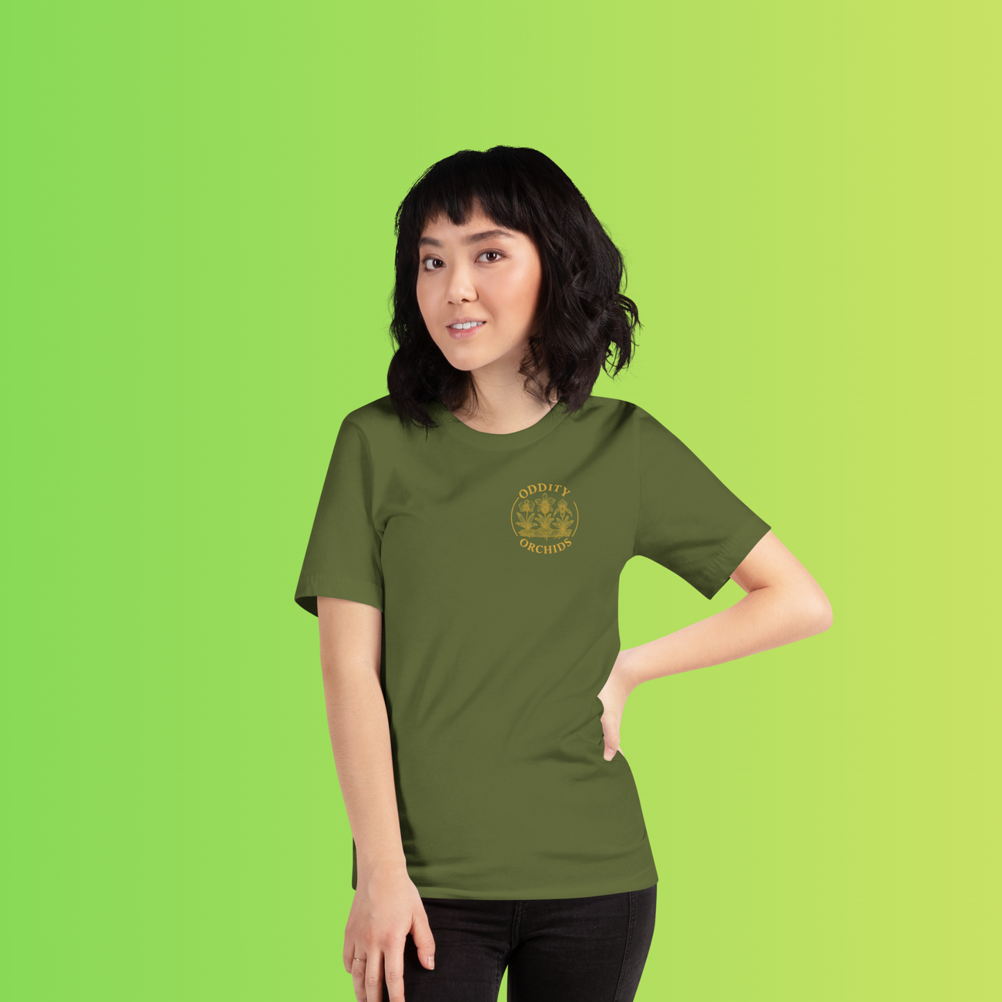 Anatomy of an Orchid – Botanical Back Print Tee