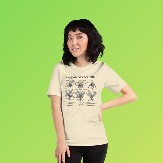 Anatomy of an Orchid Shirt – Botanical Plant Lover Tee