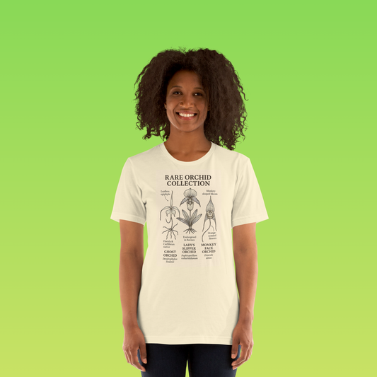 Rare Orchid Collection – Vintage Botanical Anatomy Shirt