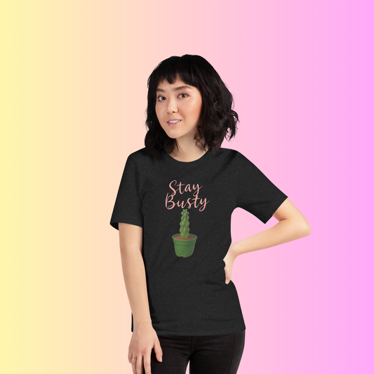 Boobie Cactus T-Shirt – Minimal Botanical Tee