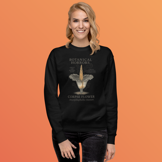 Botanical Horrors Corpse Flower Premium Sweatshirt