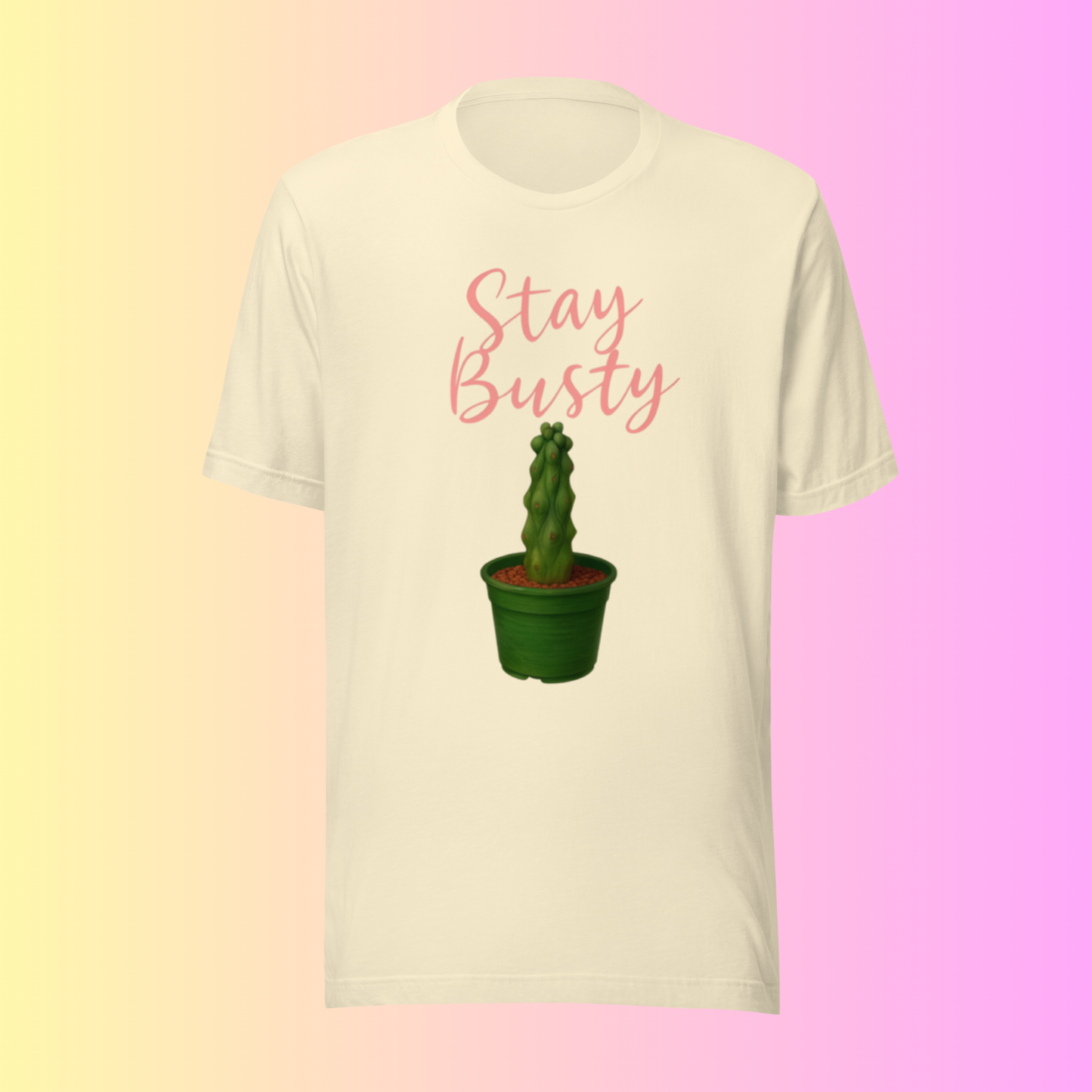 Boobie Cactus T-Shirt – Minimal Botanical Tee