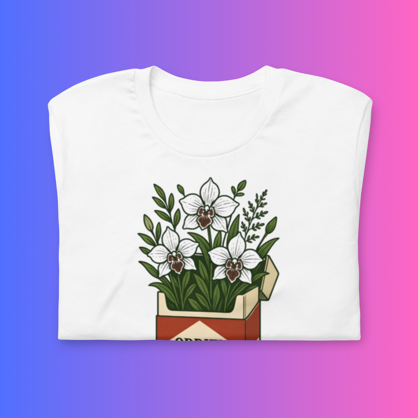 Plant Addiction Tee Large Logo– Oddity Orchids