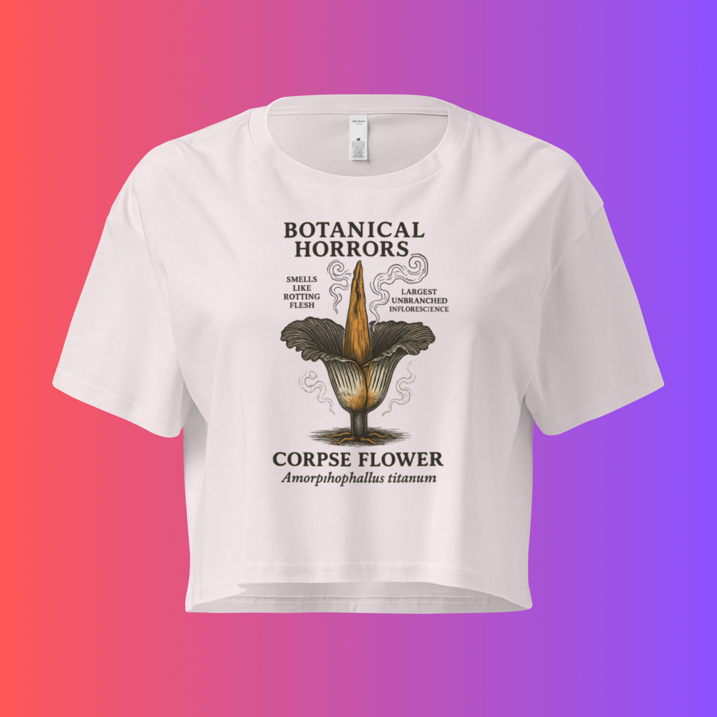 Botanical Horrors – Corpse Flower Crop Top