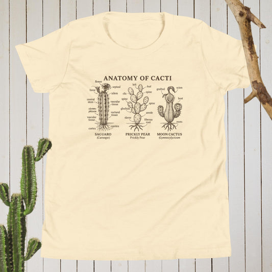 Anatomy of Cacti – Vintage Desert Botanical Illustration T-Shirt