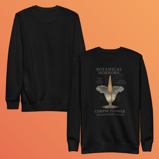 Botanical Horrors Corpse Flower Premium Sweatshirt